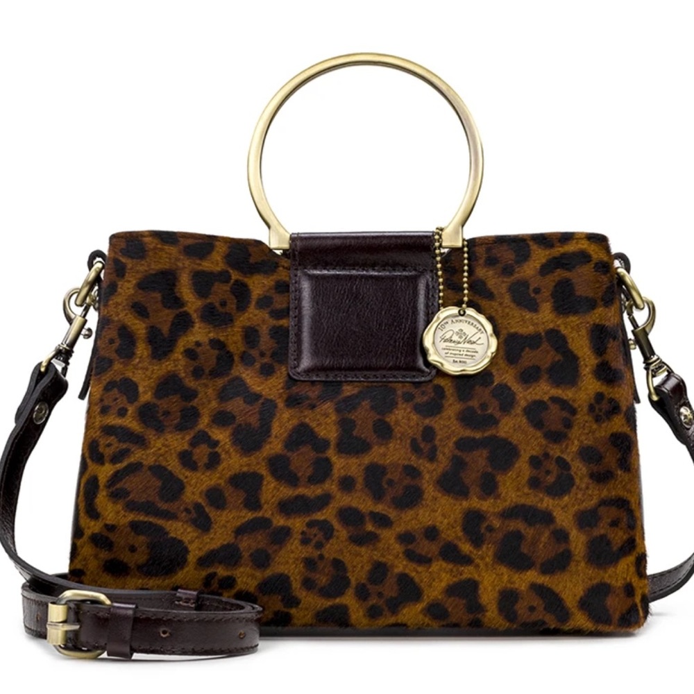Patricia Nash Leopard Empoli Satchel